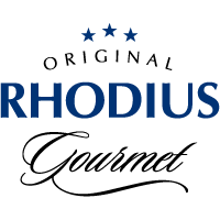 Logo der Marke RHODIUS Gourmet.